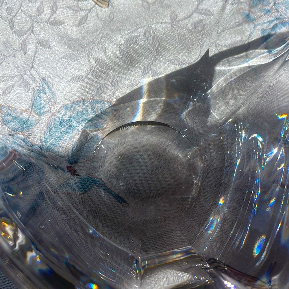 Vintage Tiffany  Crystal Bowl 6” signed - Picture 3 of 6